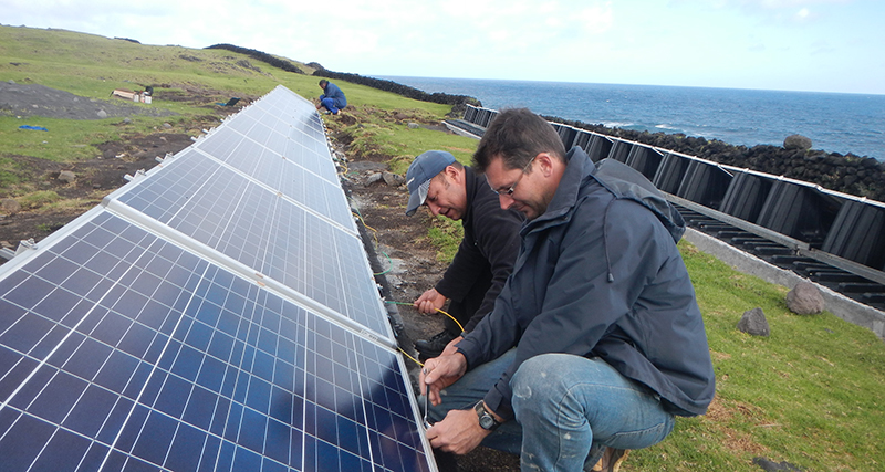 Projet d'énergie renouvelable sur l'île habité la plus reculée (Tristan Da Cunha)